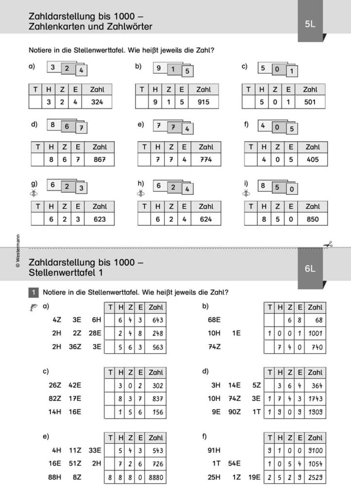 Zahlendarstellung bis 1000-3